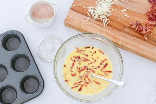 Ingrédients pour les mini-quiches