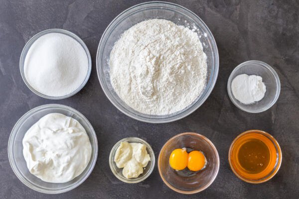 Ingrédients pour la recette des Pryaniki
