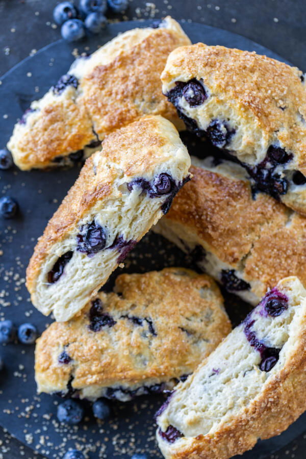 Scones après cuisson.